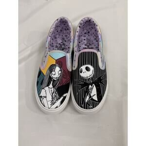 Disney Nightmare Before Christmas Slip On Shoes Women's Size 7‎ Jack Sally